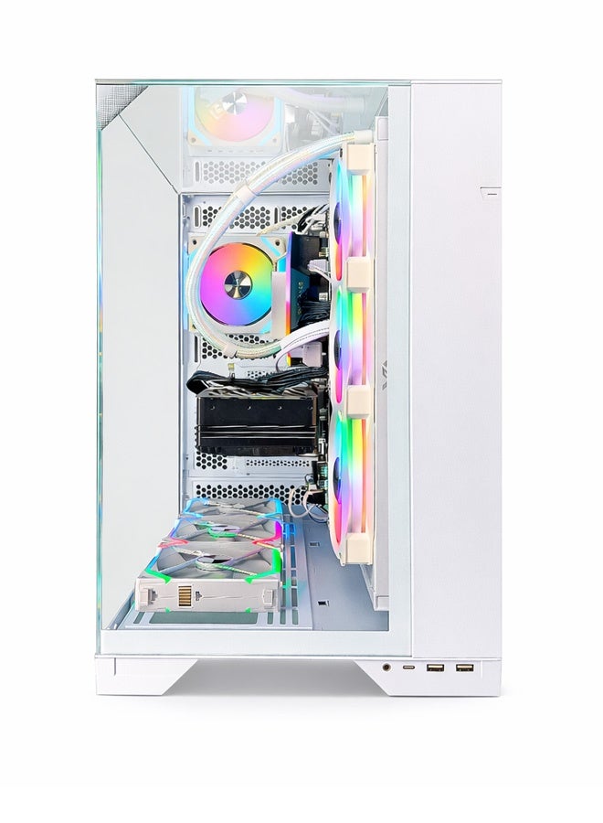 Game Sekret Titan Gaming PC - Intel Core i7-14700K | GeForce RTX 5070 12GB | 32GB DDR5 RAM-1TB NVMe SSD | 360mm w/LCD Liquid Cooler-Z790 MB-850W Gold PSU | WiFi-Bluetooth-Windows 11 Pro | Game Sekret Desktop Computer | 1 Year Warranty white - Image 3